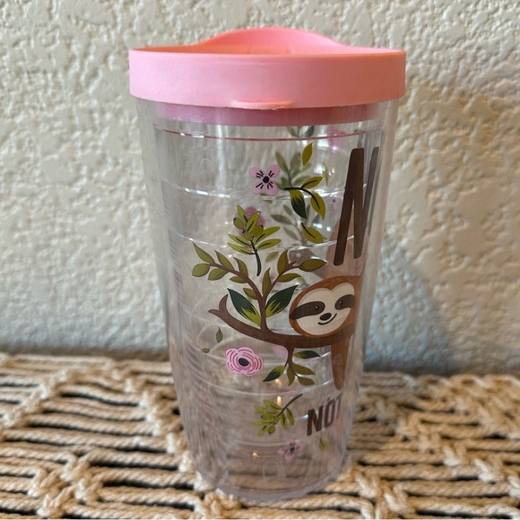Tervis Sloth Nope Not Today Double Walled Insulated Travel Tumbler Cup 16 oz - Picture 6 of 11